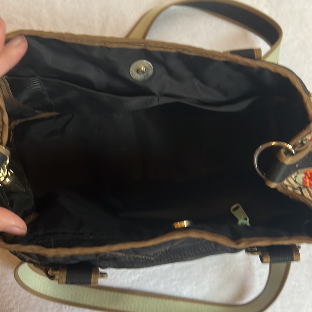 cinda b Ravinia black shoulder purse travel friendly - Picture 3 of 10